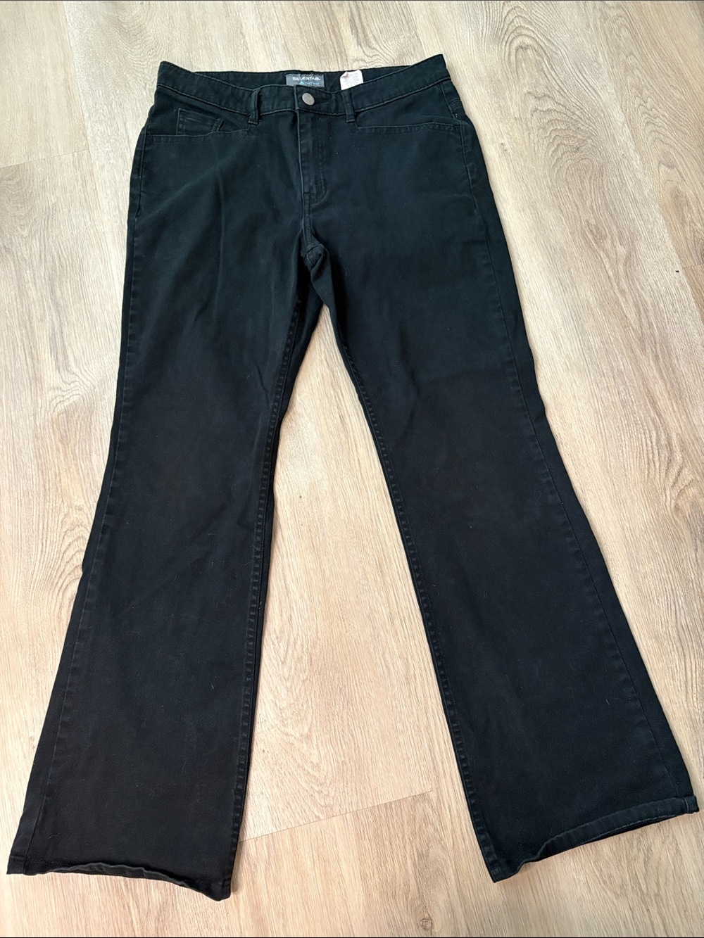 Vintage 90s/Y2K Levi's SilverTab Black Flare Jeans size 7S bootcut grunge comfy